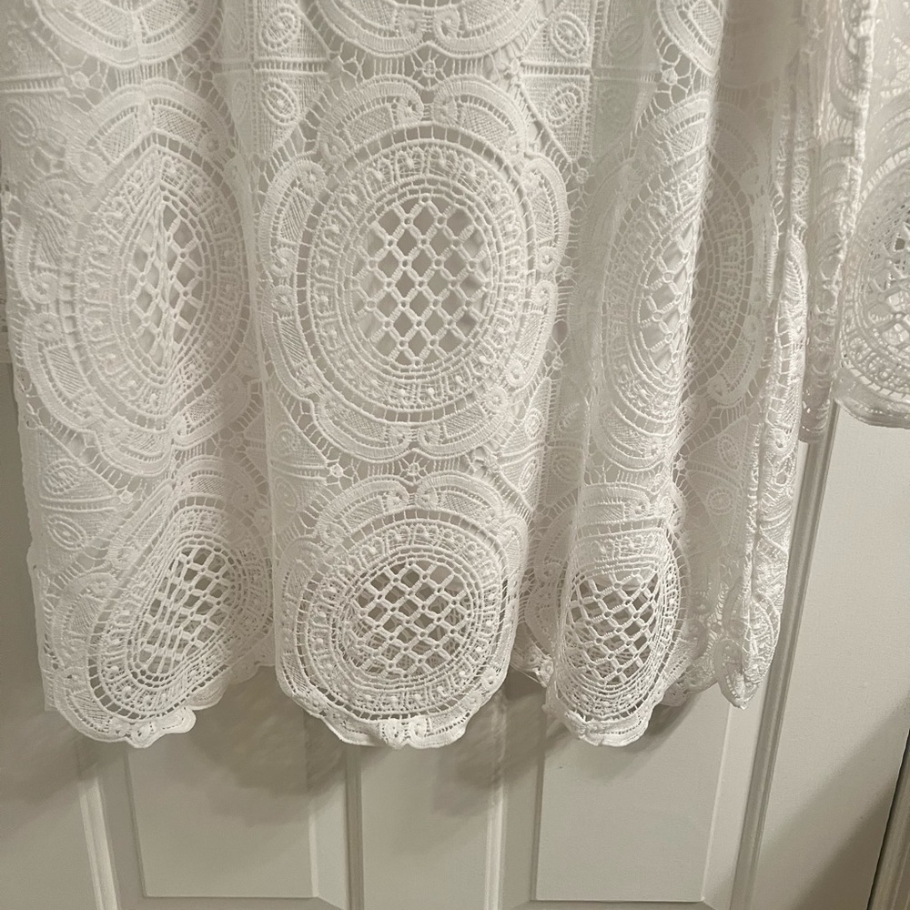 New W/O tags White Lace Dress - Picture 8 of 8